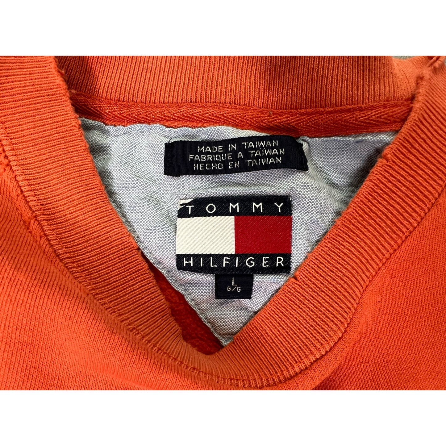 Vintage 90s Tommy Hilfiger Pullover Crewneck Sweatshirt Large