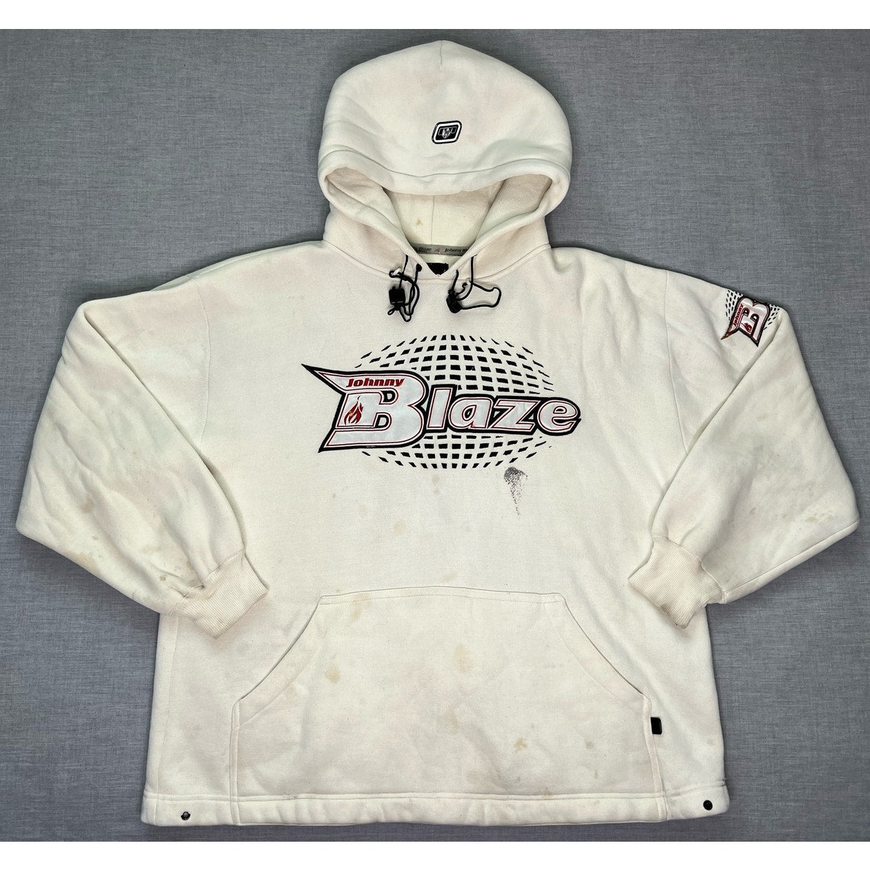 Vintage Y2K Johnny Blaze Hip Hop Rap Pullover Hoodie Sweatshirt XL