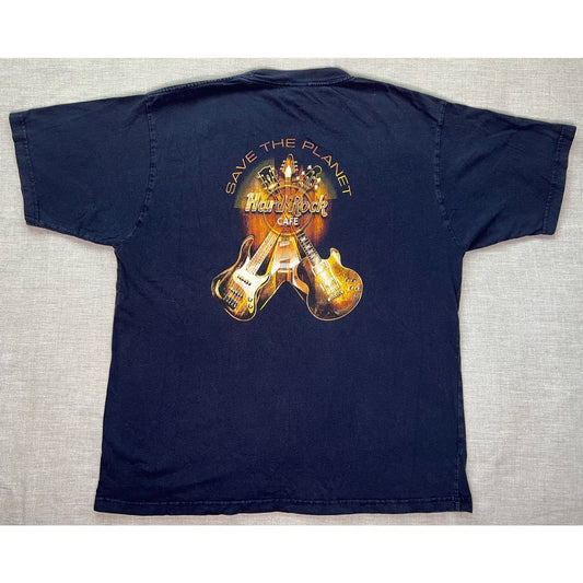 Vintage Hard Rock Cafe London Save The Planet T-shirt XL