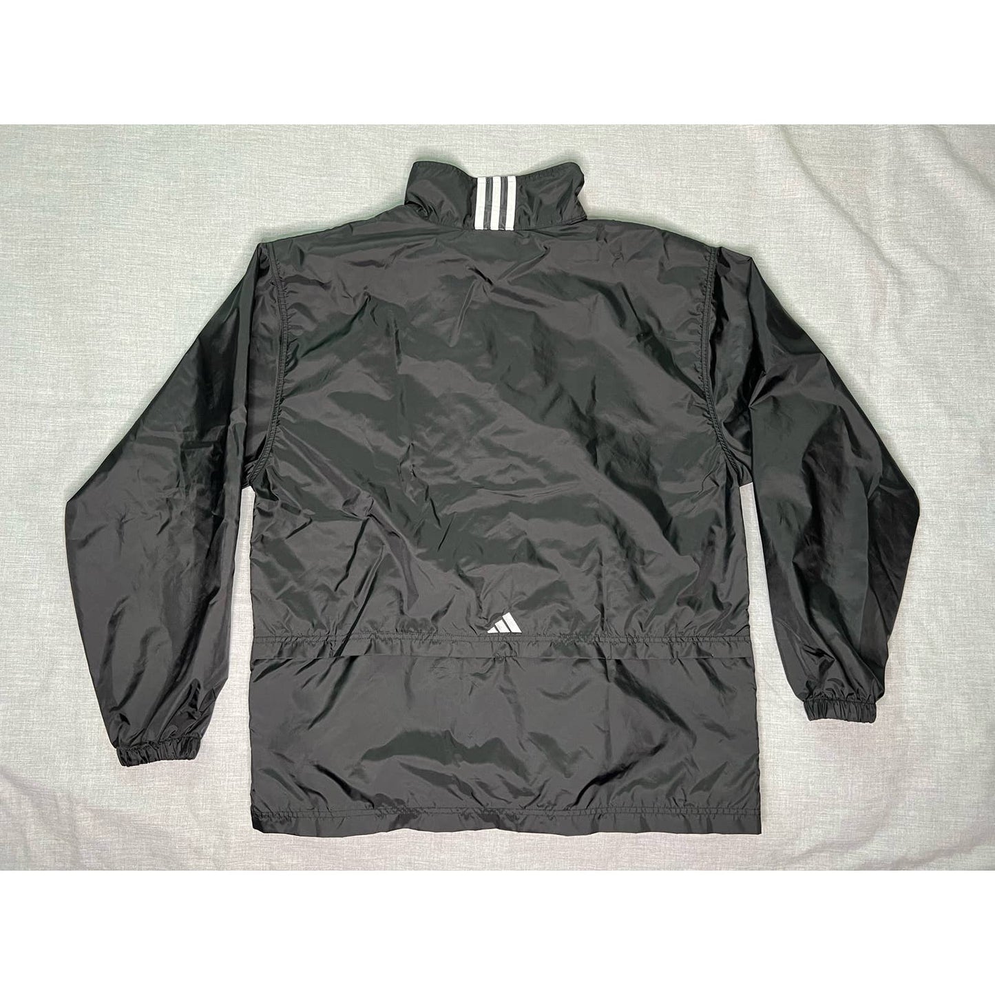 Vintage Adidas Full Zip 4 Pocket Windbreaker Jacket Medium