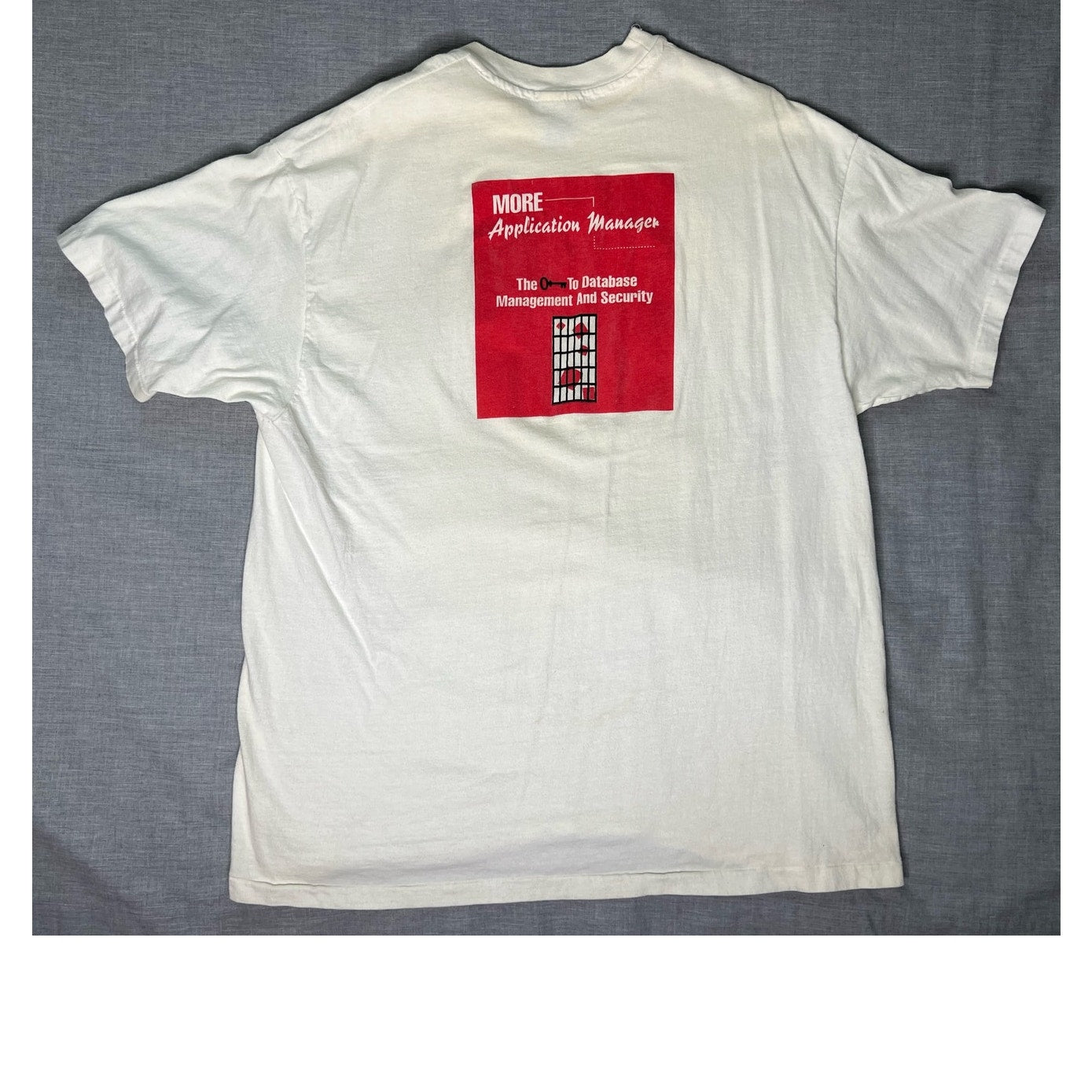 Vintage 90s More Systems Software Promo Single Stitch Tech T-Shirt XL