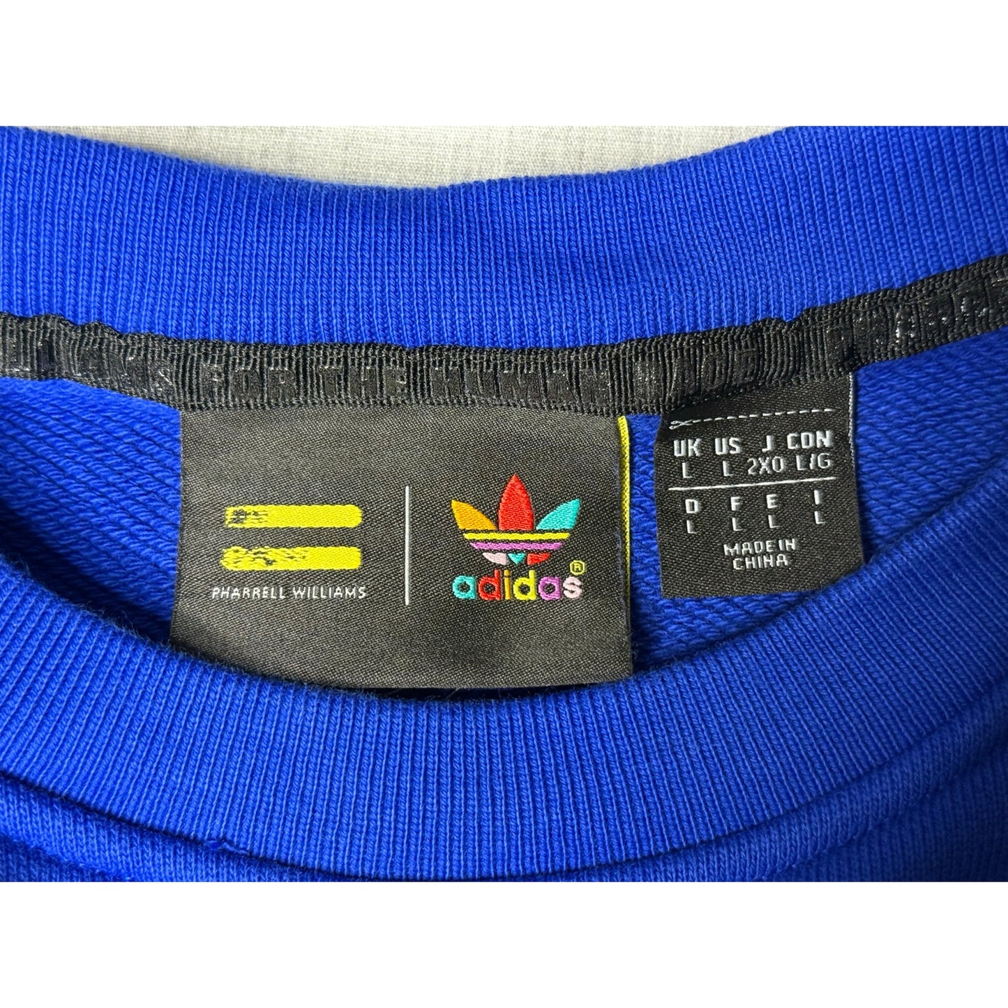 Human Race Pharrell Williams Adidas Originals Pullover Crewneck Sweatshirt Large