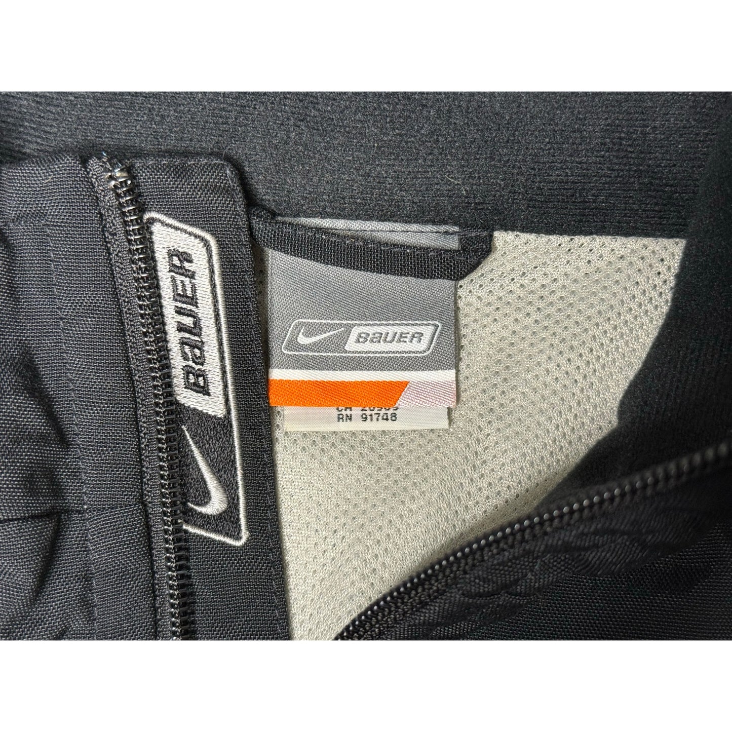 Vintage Y2K Nike Bauer Hockey Full Zip Jacket XL