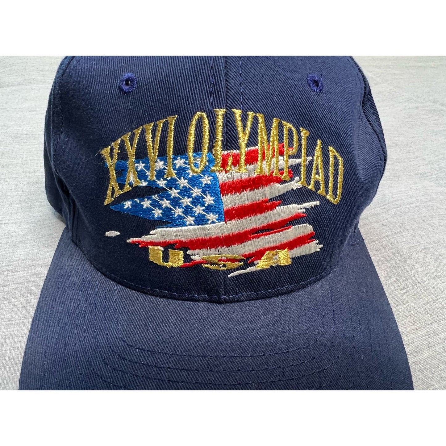 Vintage 1996 Olympic Games USA Flag Snapback Hat