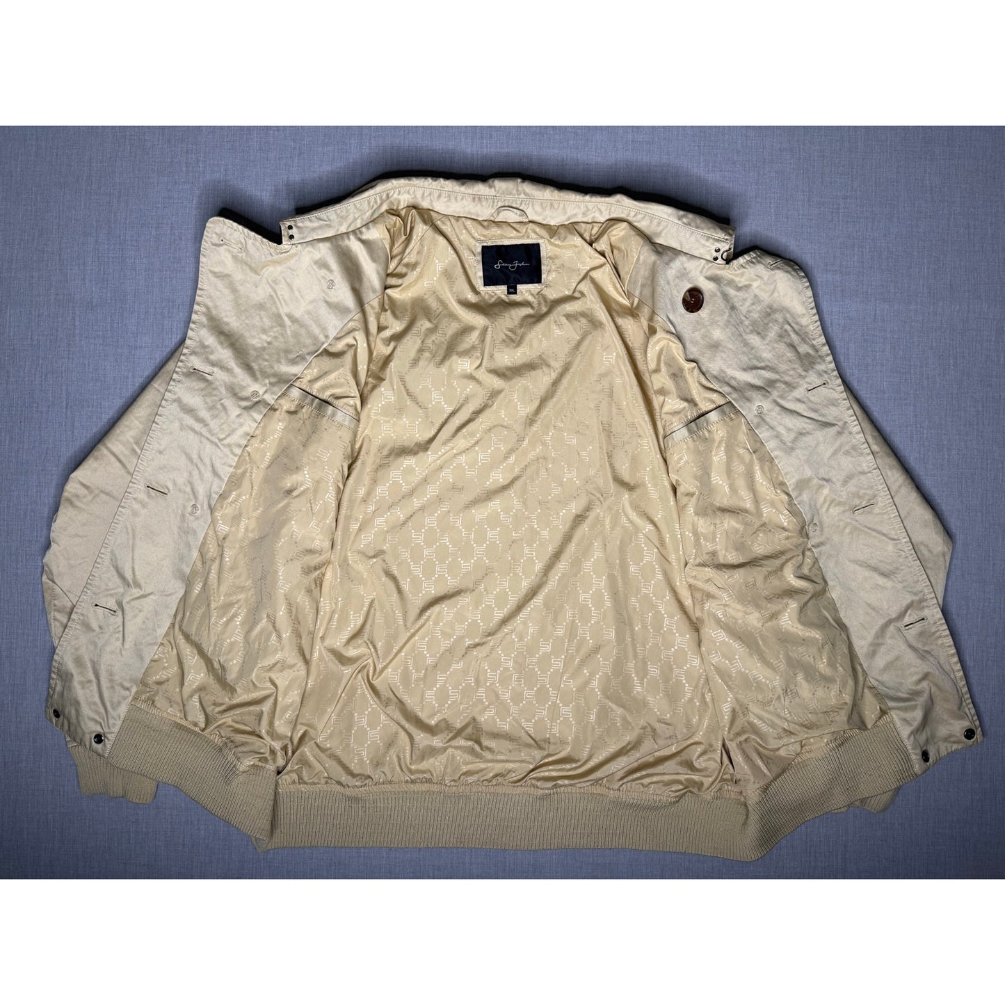 Vintage Y2K Sean John Double Breasted Bomber Aviator Jacket 3XL
