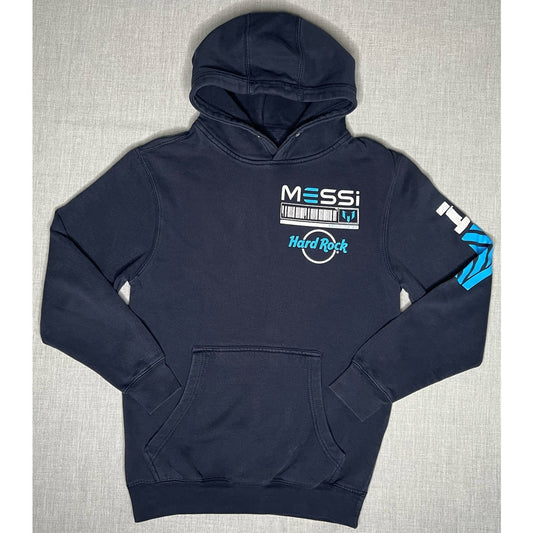 Hard Rock Cafe Messi Soccer Football Pullover Hoodie Sweatshirt Small