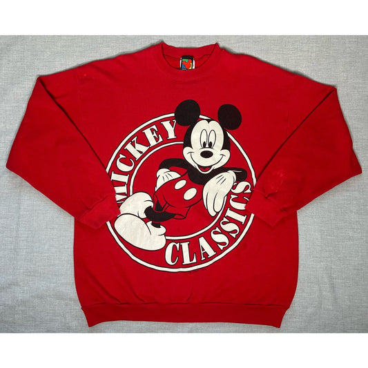 Vintage Mickey Unlimited Classics Pullover Crewneck Sweatshirt XL