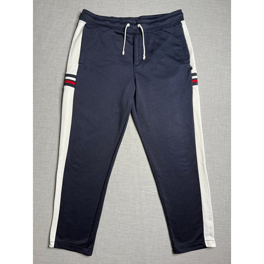 Nautica Side Stripe Wide Leg Baggy Sweatpants Large