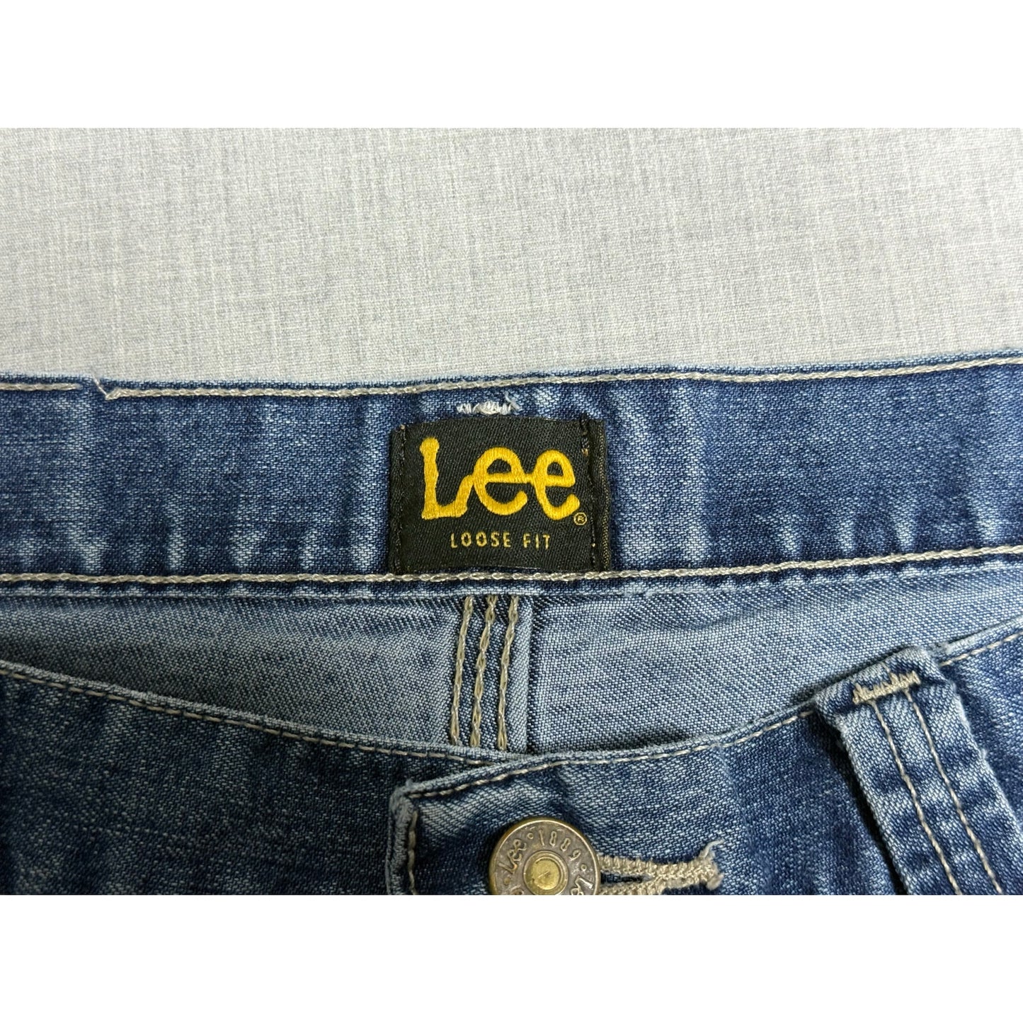 Vintage Y2K Lee Loose Fit Carpenter Jeans 34x32