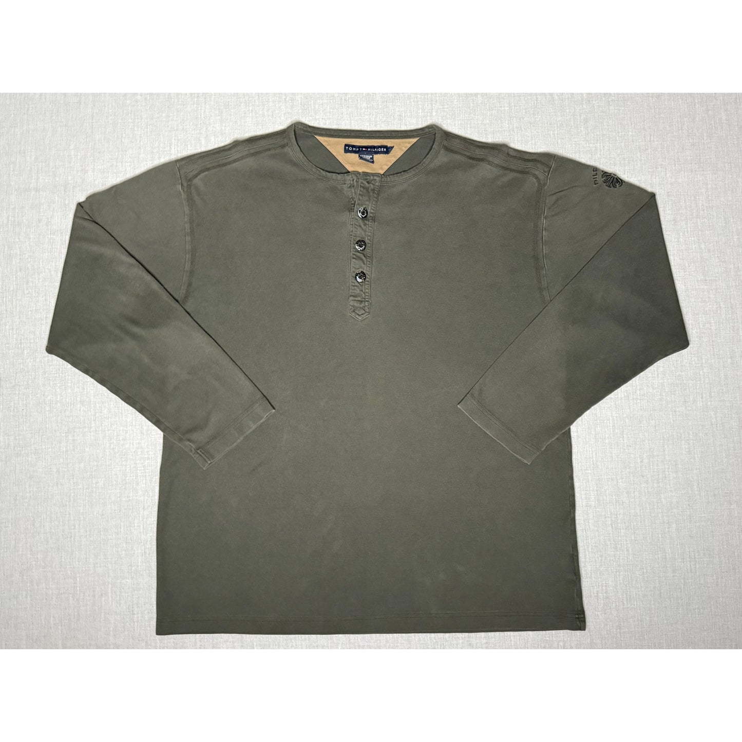 Tommy Hilfiger Elephant Henley Long Sleeve Shirt XL
