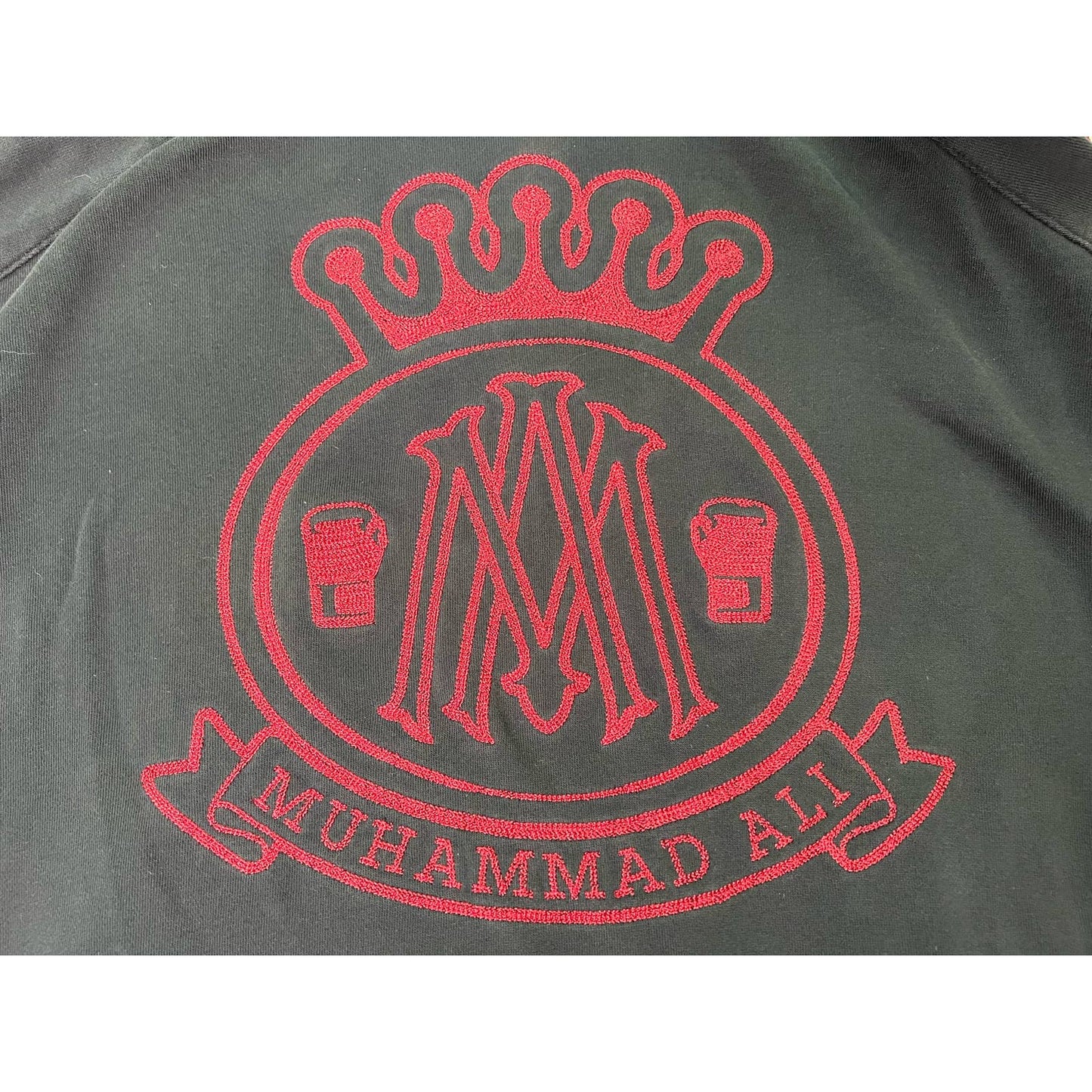 Vintage Muhammad Ali Adidas Embroidered Boxing Pullover Hoodie XL