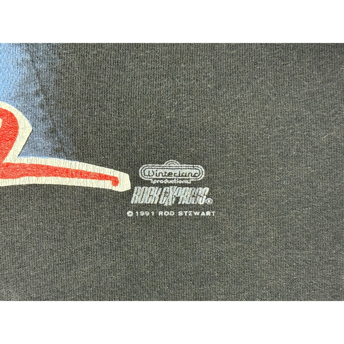 Vintage 1991 Rod Stewart Single Stitch Vagabond Heart Tour T-shirt XL