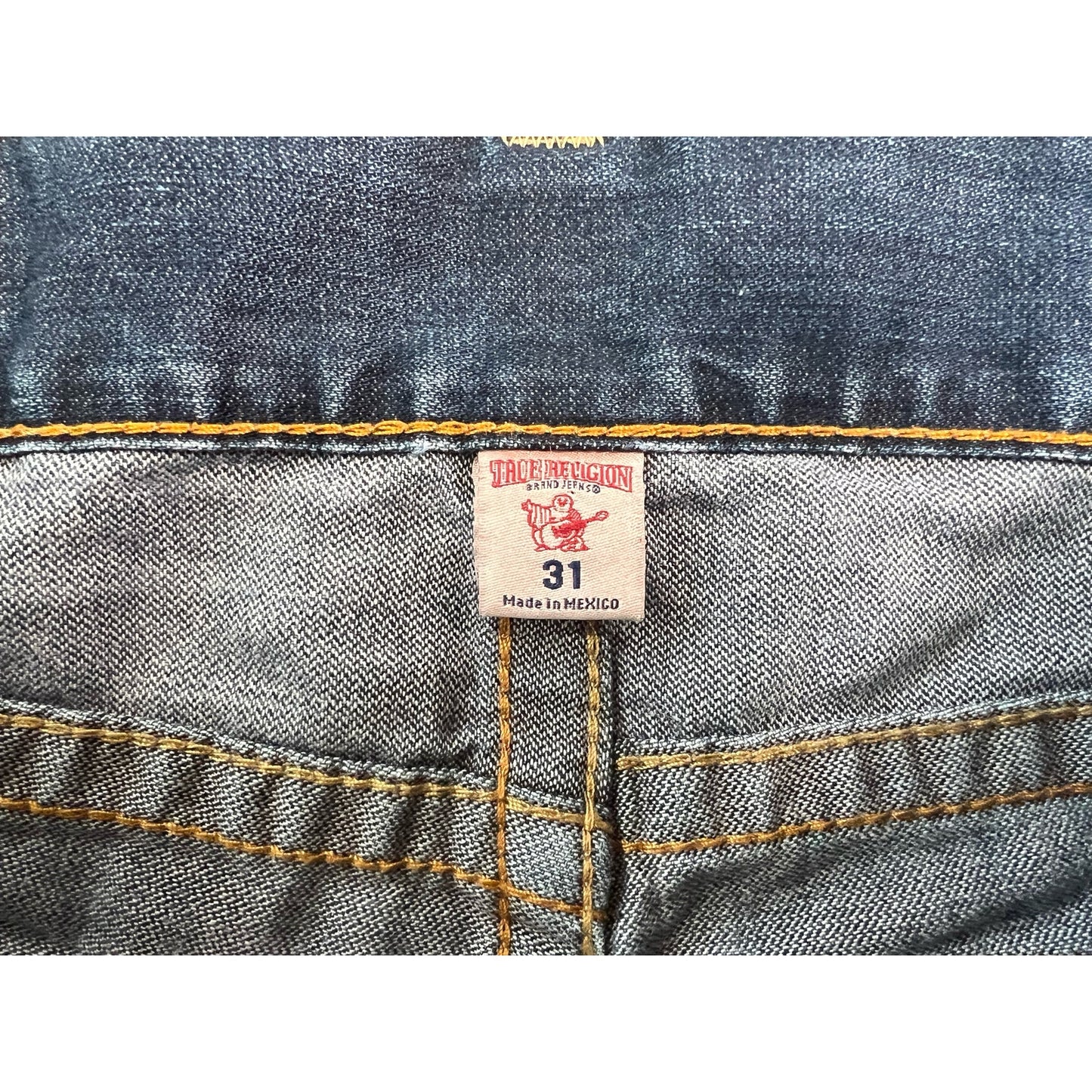 True Religion Flap Pocket Distressed Denim Jeans 31