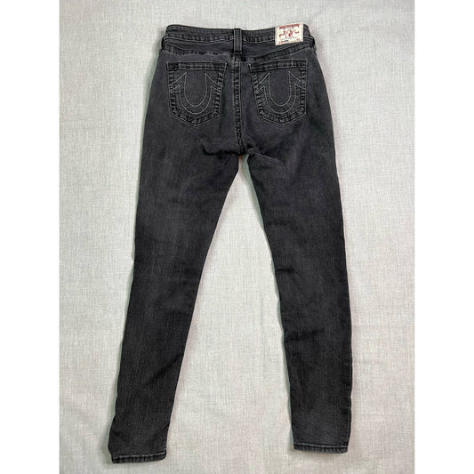 True Religion Logo Skinny Jeans 31