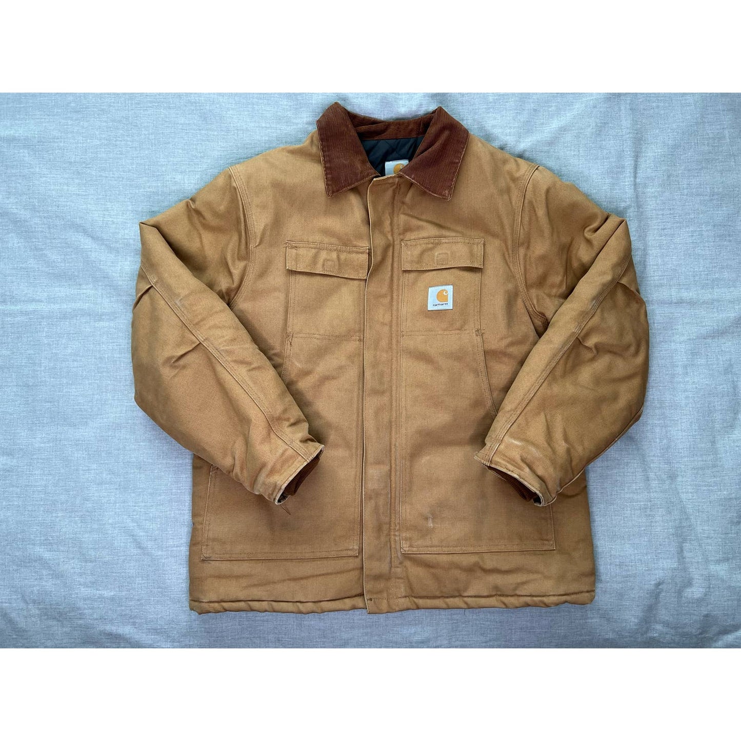 Vintage Carhartt Duck Canvas C03 Jacket Size 46 Regular