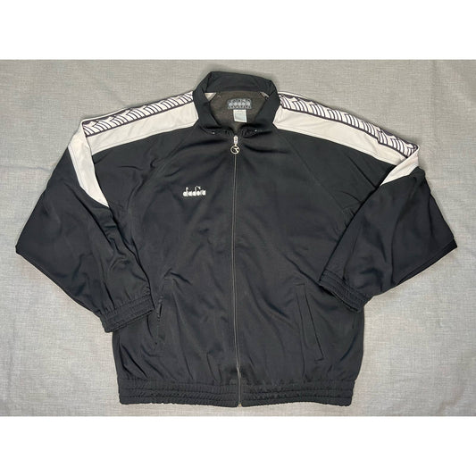 Vintage 90s Diadora Full Zip Warmup Track Jacket XL