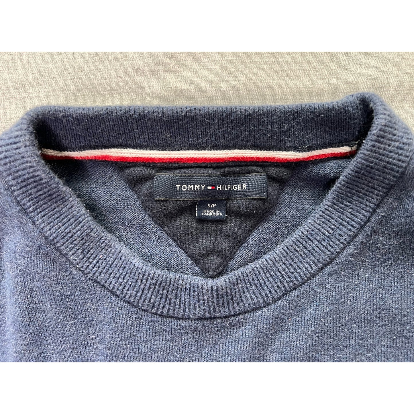 Tommy Hilfiger Embroidered Logo Pullover Crewneck Sweater Small