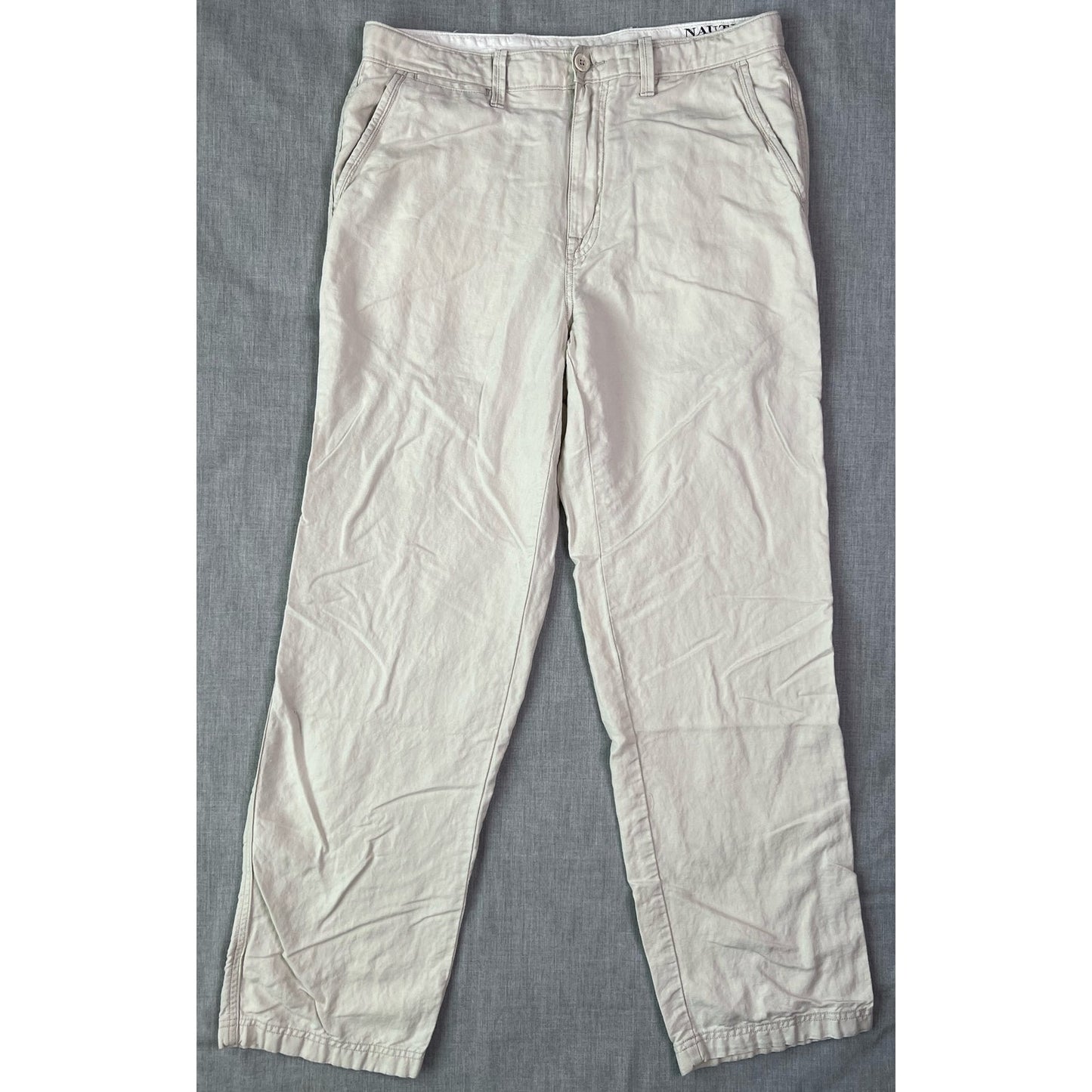 Nautica Open Seas Classic Fit Chino Sailing Pants 32x32