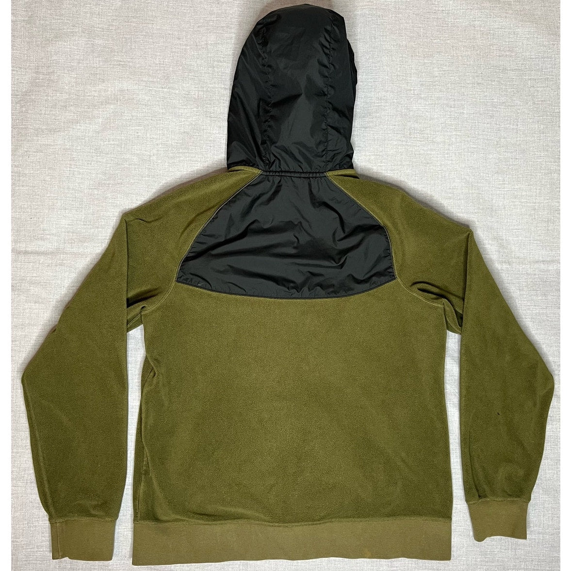 Nike Color Block Full Zip Fleece Hoodie Sweatshirt Medium