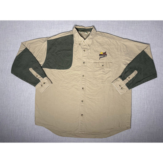 Vintage 90s Pheasants Forever Bob Allen Button Down Hunting Shirt 2XL