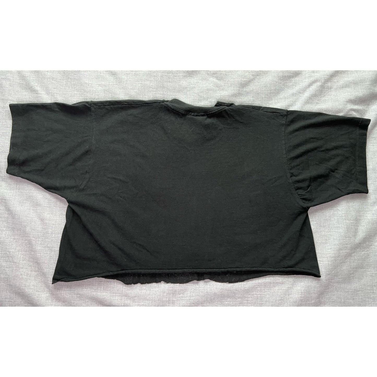 Vintage 80s Batman DC Comics Crop Top Cut T-Shirt Women's XL