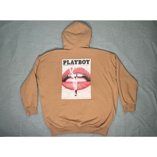 Playboy Missguided Lips Pullover Hoodie Womens 16