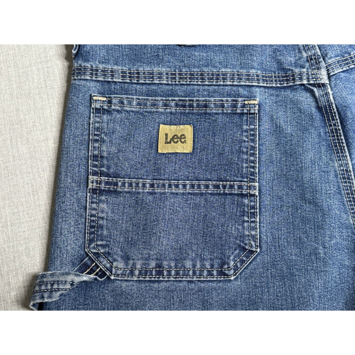 Vintage Y2K Lee Loose Fit Carpenter Jeans 34x32