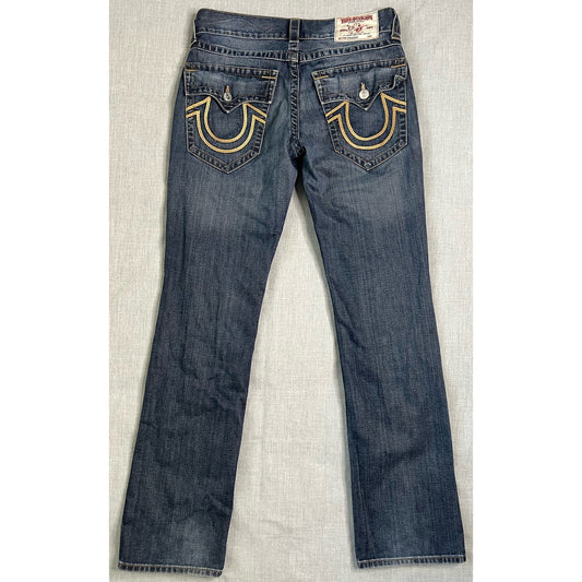 True Religion Flap Pocket Distressed Denim Jeans 31