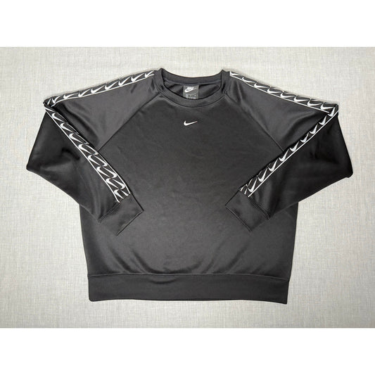 Nike Sportswear Athletic Pullover Center Check Crewneck Sweatshirt Medium