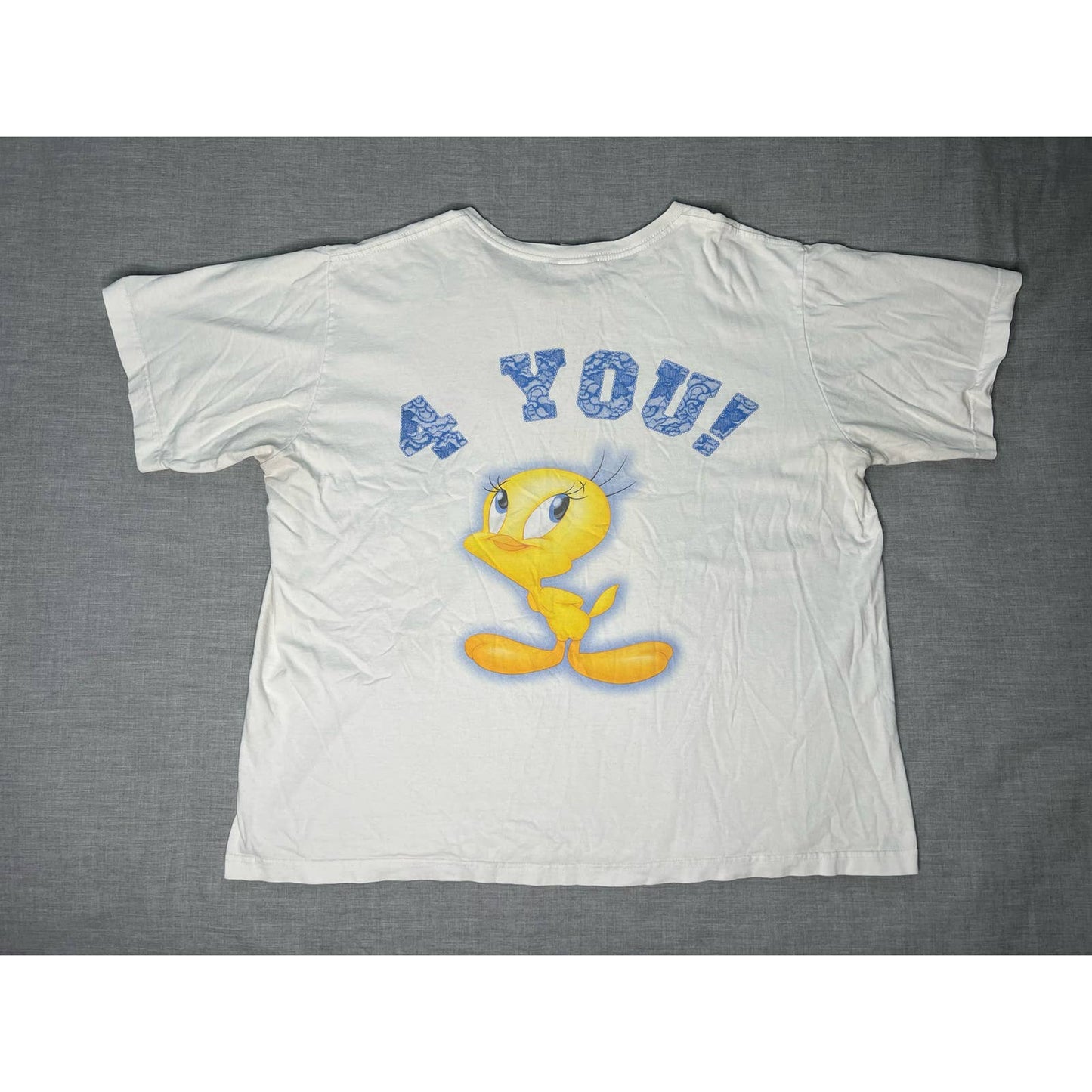 Vintage 2002 Looney Tunes Tweety 2 Cute 4 You T-shirt Womens T-shirt 18/20 2XL