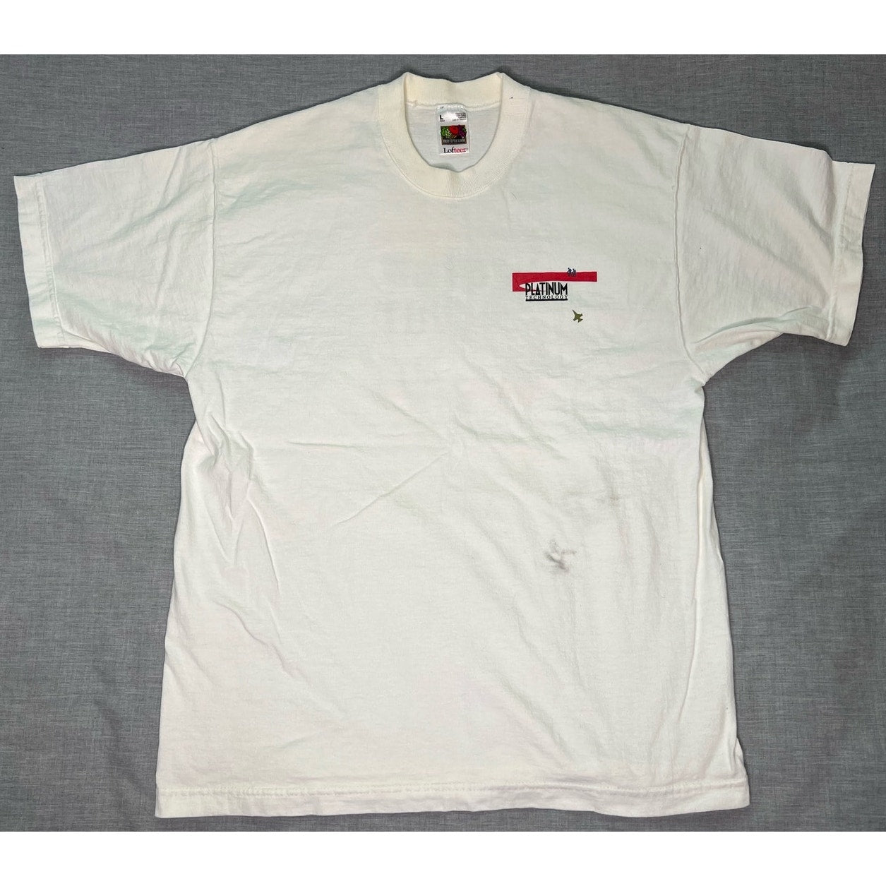 Vintage 1996 Platinum Technology World Tour Tech T-Shirt Large
