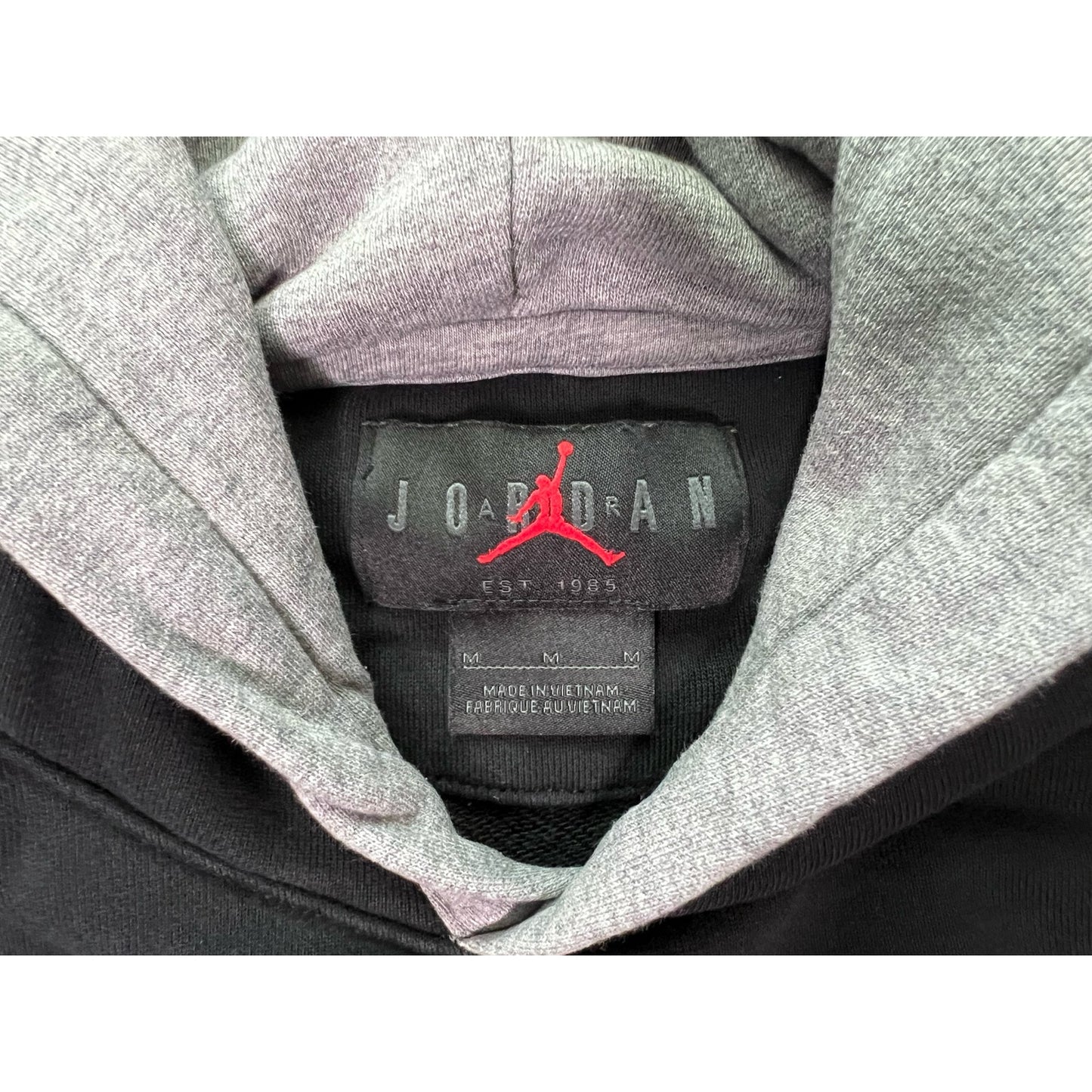 Air Jordan Wrap Around Logo Pullover Hoodie Sweatshirt Medium