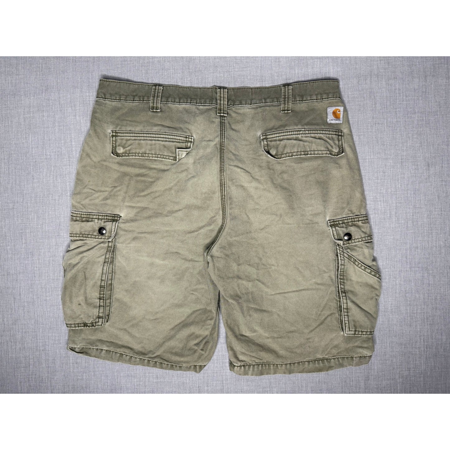 Carhartt Relaxed Fit Faded Cargo Utility Workwear Shorts 38