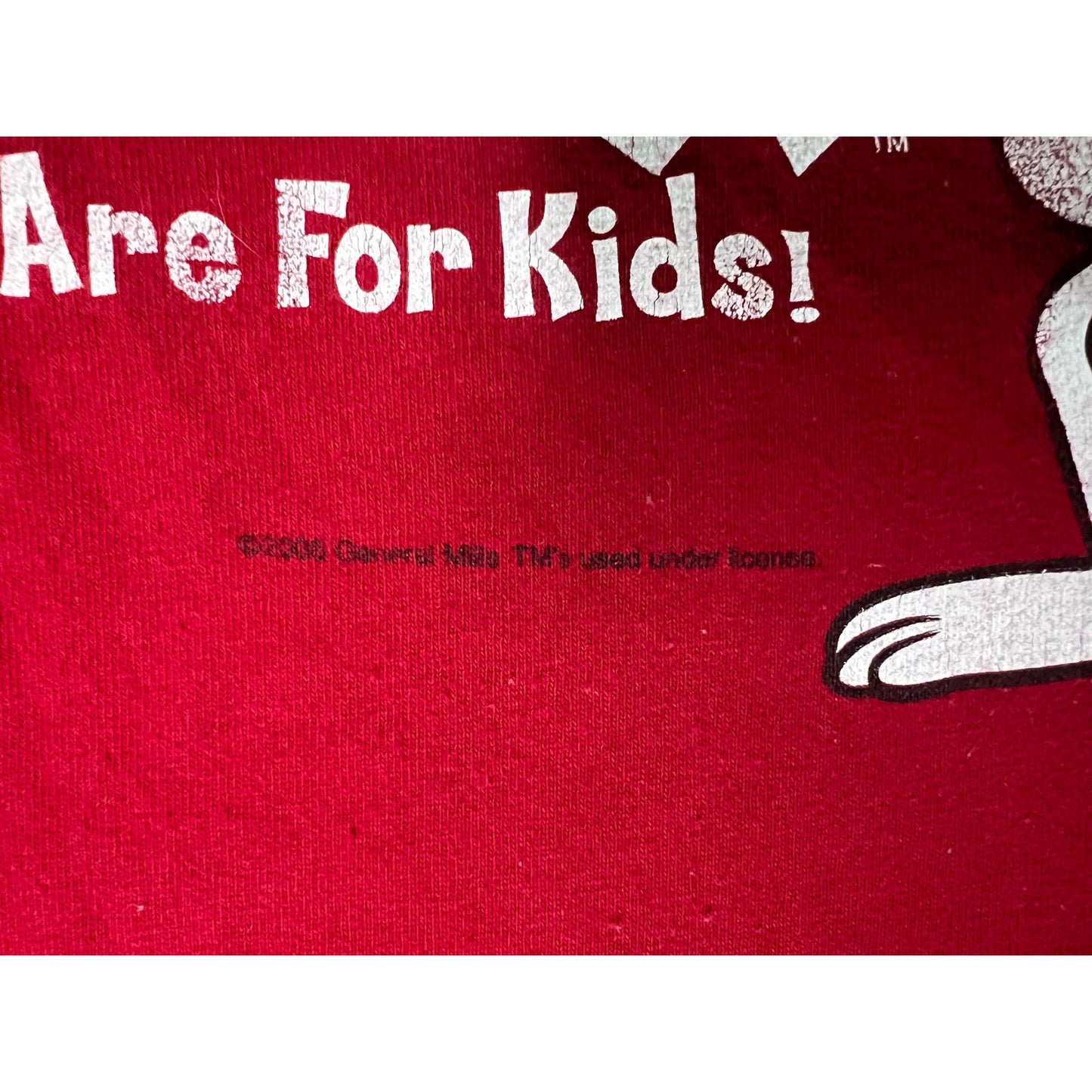 Vintage Y2K Trix Are For Kids Cereal Promo Long Sleeve T-shirt Small