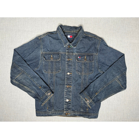 Tommy Hilfiger Button Up Denim Jean Jacket Women’s XL
