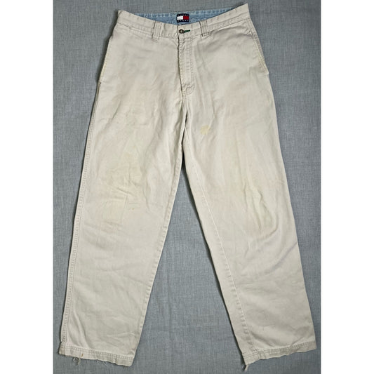 Vintage Tommy Hilfiger Jeans Tan Chino Pants 32x34