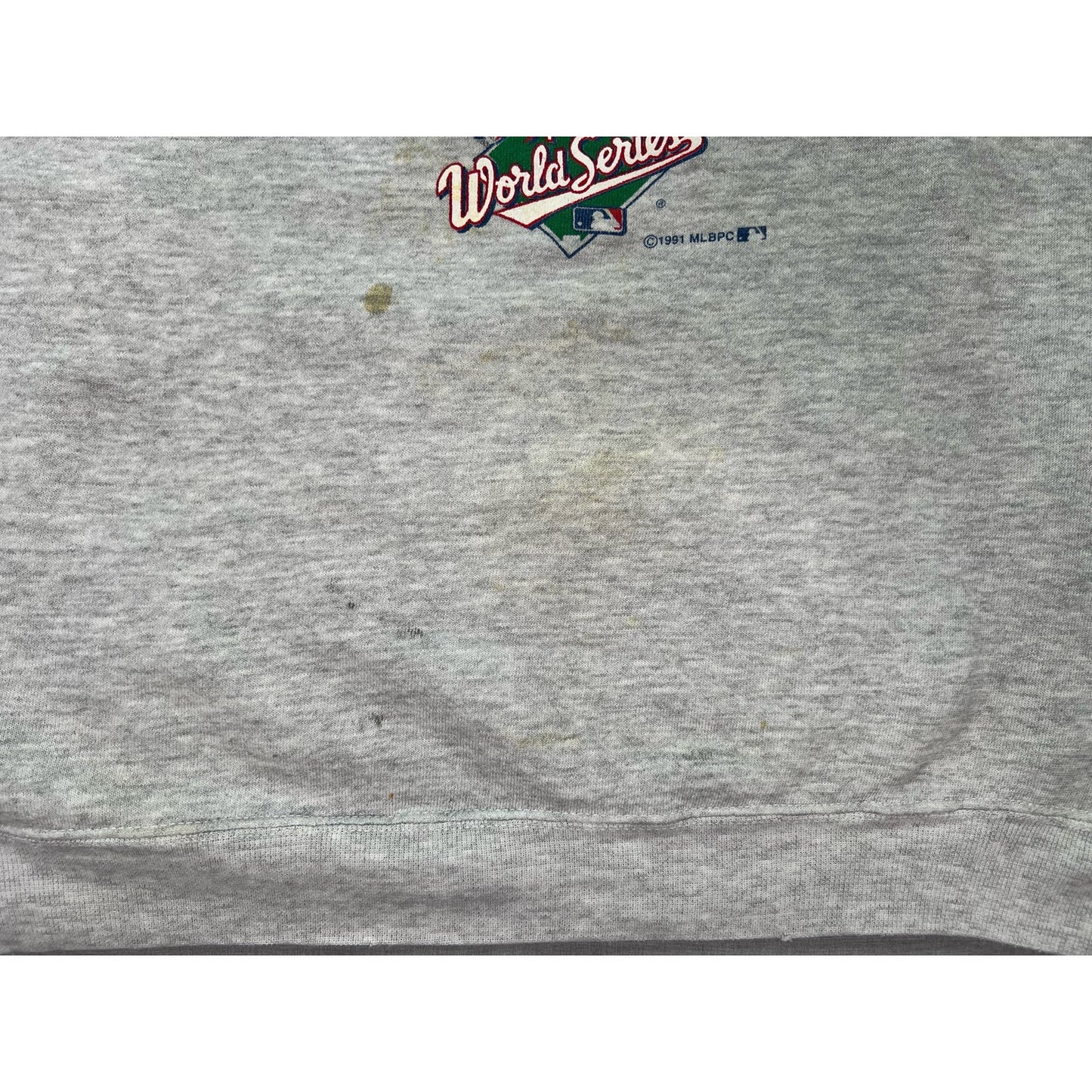 Vintage 1991 Minnesota Twins World Series Crewneck Sweatshirt Large