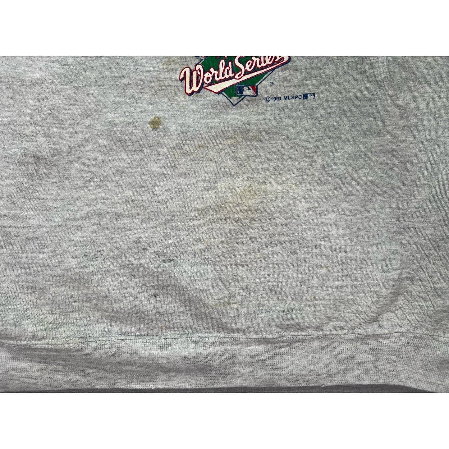 Vintage 1991 Minnesota Twins World Series Crewneck Sweatshirt Large