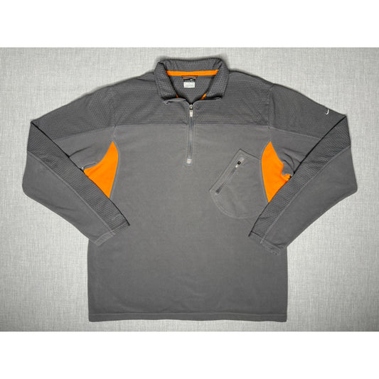 Vintage Y2K Nike Sphere Thermal Fleece Quarter Zip Sweatshirt Large