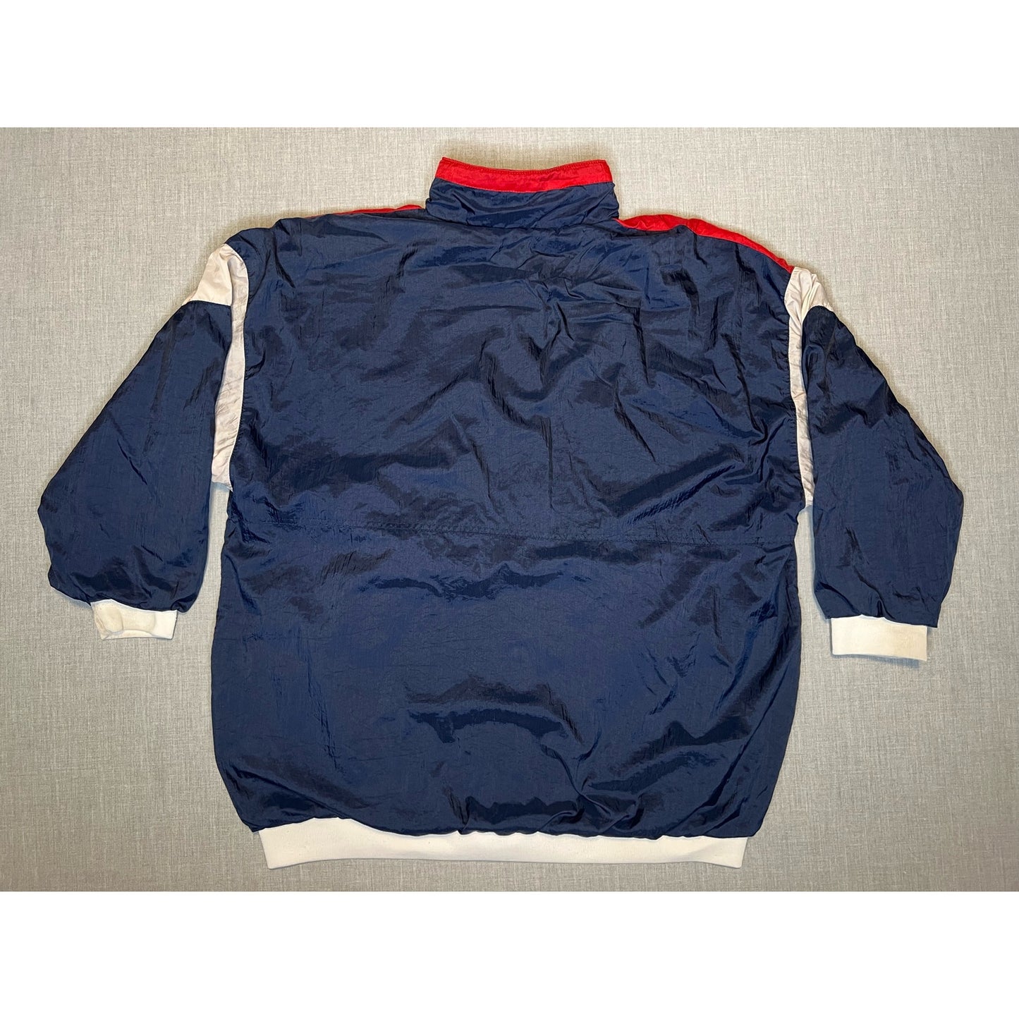 Vintage Current Seen Reversible Snap Up Windbreaker Jacket XL