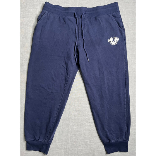 True Religion Navy Blue Jogger Sweatpants XL