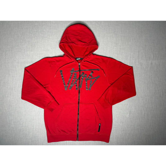 Vans Skateboarding Spell Out Logo Full Zip Hoodie Large