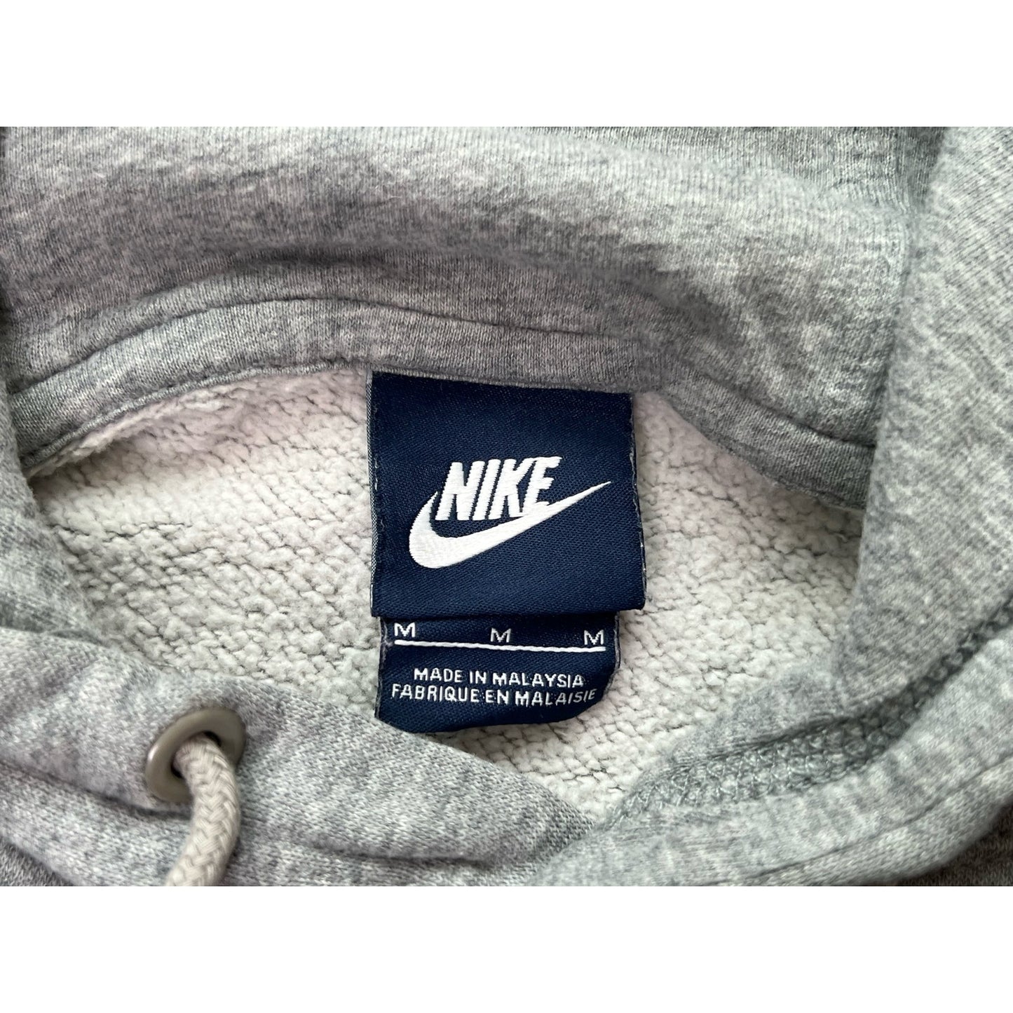 Nike Big Mesh Swoosh Pullover Hoodie Sweatshirt Medium