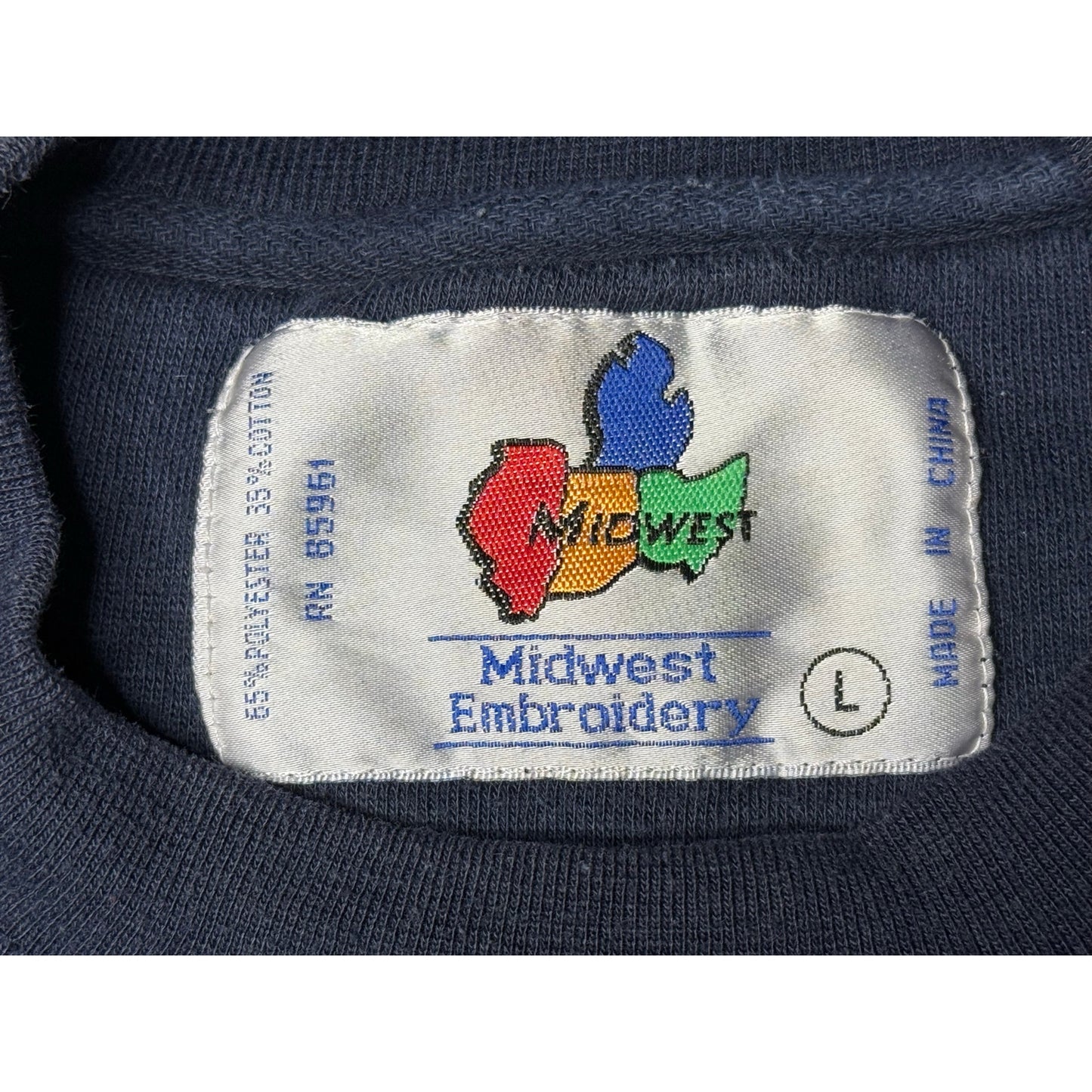 Vintage 90s University of Michigan Wolverines Pullover Crewneck Sweatshirt Large