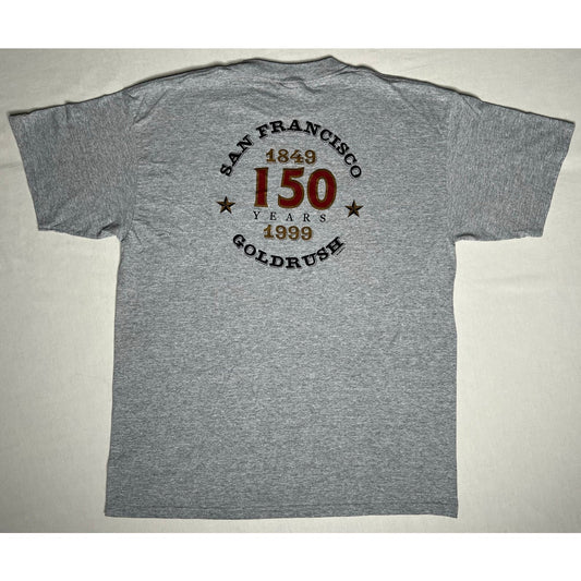 Vintage 1999 San Francisco Gold Rush 150 Years T-Shirt XL