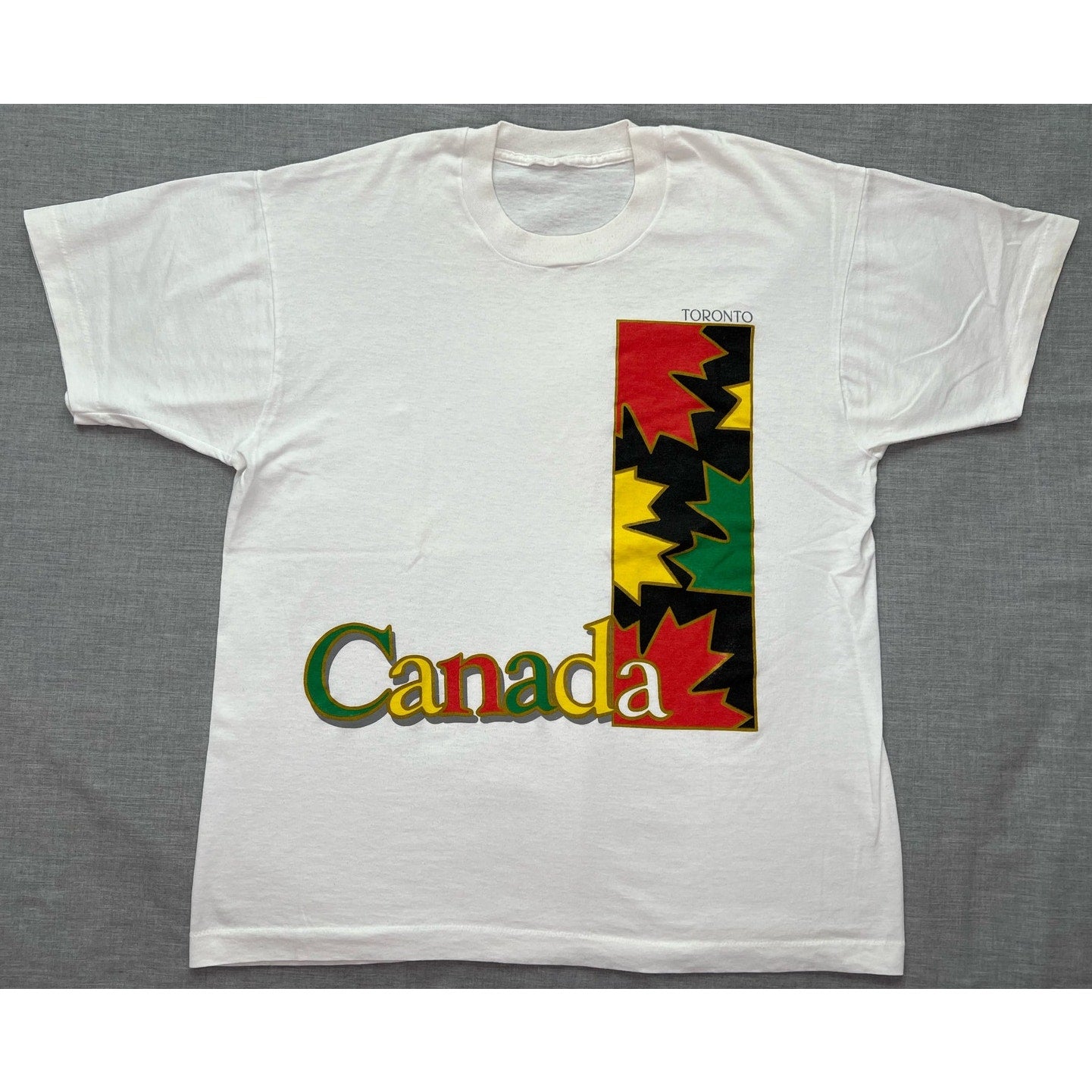 Vintage Toronto Canada Single Stitch Souvenir T-shirt Large