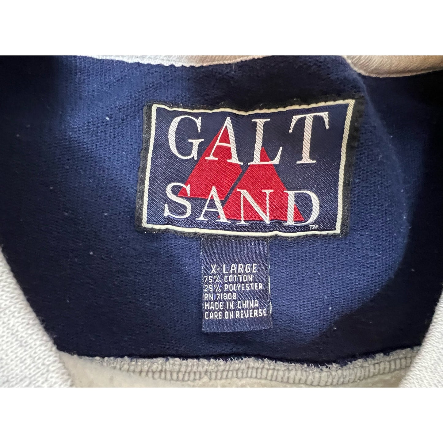 Vintage Notre Dame Fighting Irish Galt Sand Crewneck Sweatshirt XL