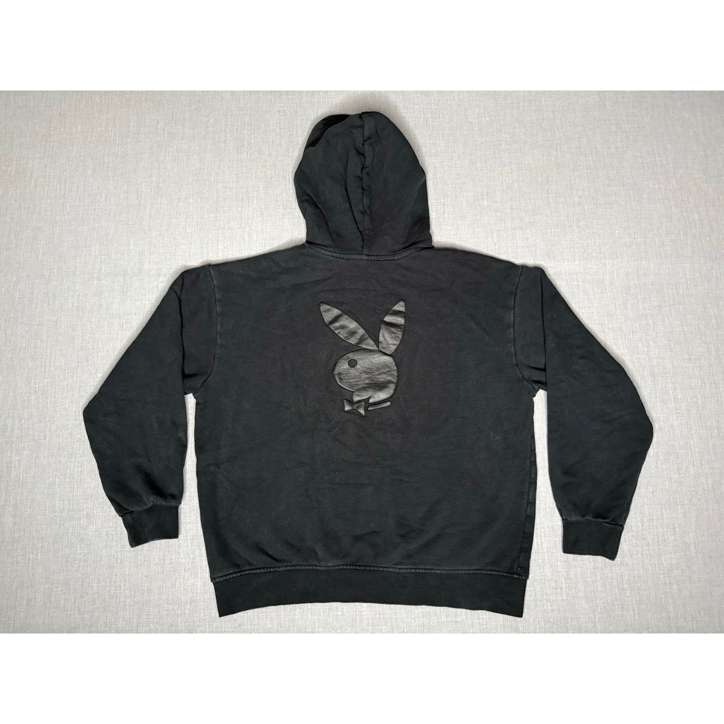Playboy By Pacsun Puff Print Logo Pullover Hoodie Medium