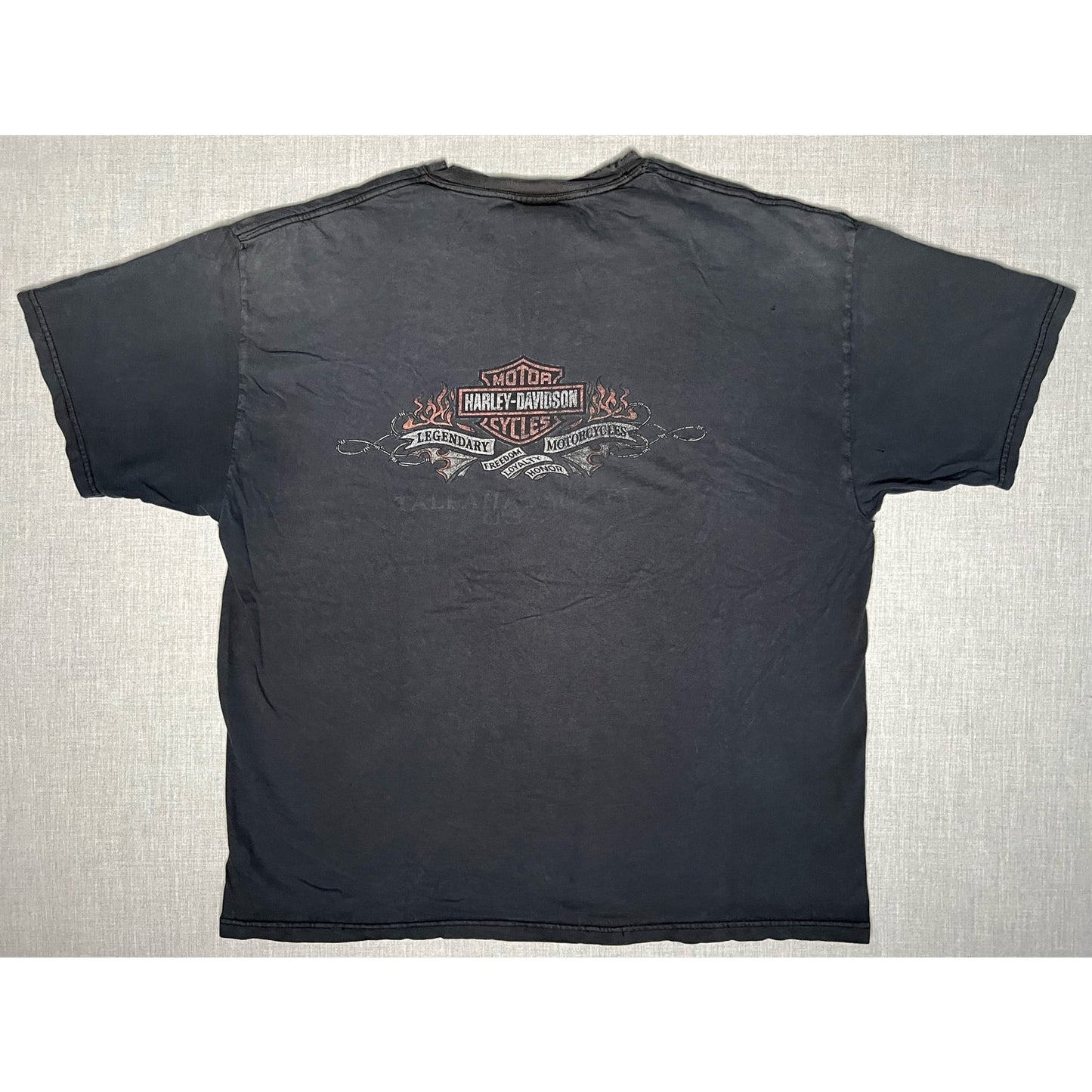 Harley Davidson Tallahassee Florida Skull T-shirt XL