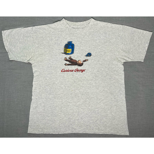 Vintage 1995 Curious George Ether Single Stitch T-shirt XL